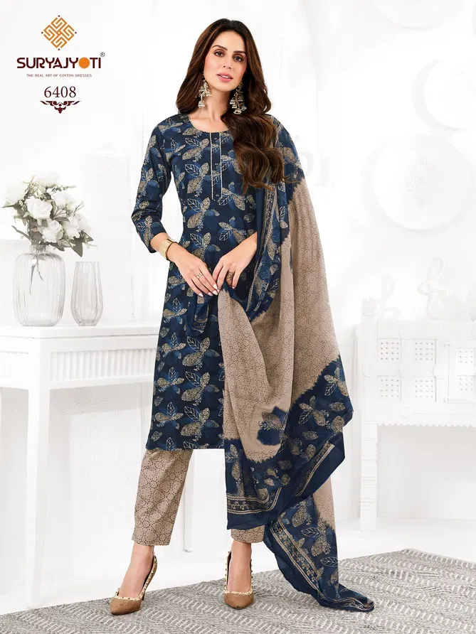 Trendy Cotton Vol 64 By Suryajyoti Cotton Printed Readymade Dress Orders In India